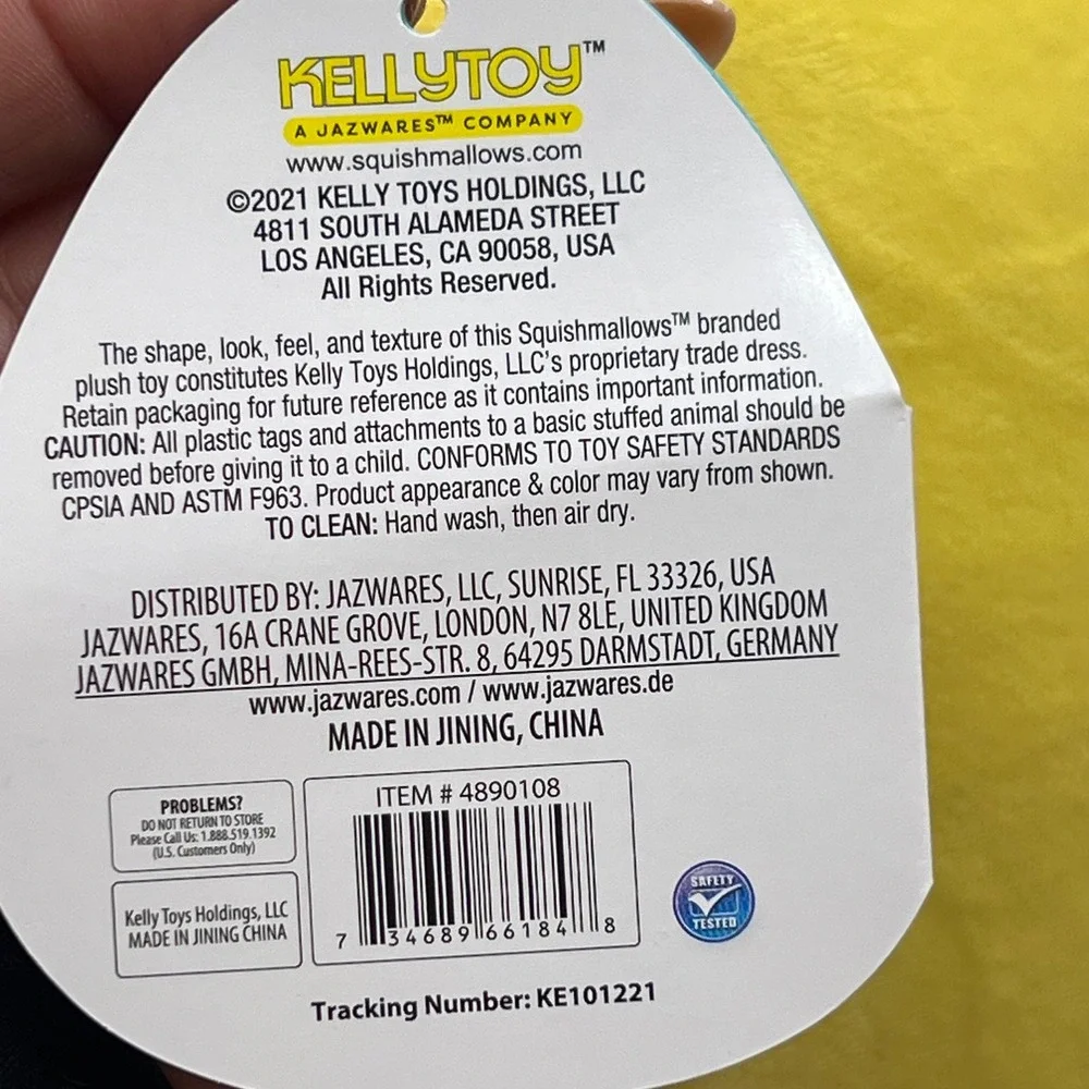 Squishmallows Leticia Lemon Slice Plush 7 inch‎ NWT - Picture 10 of 10